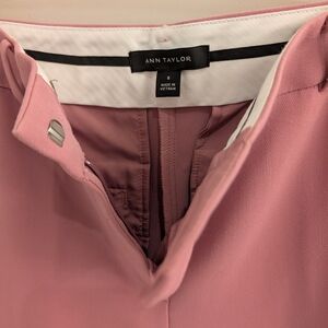 Ann Taylor Pink Straight Leg Pants